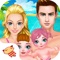 Pregnant Mermaid Baby Care - Mommy Makeup Salon/Lovely Infant Castle