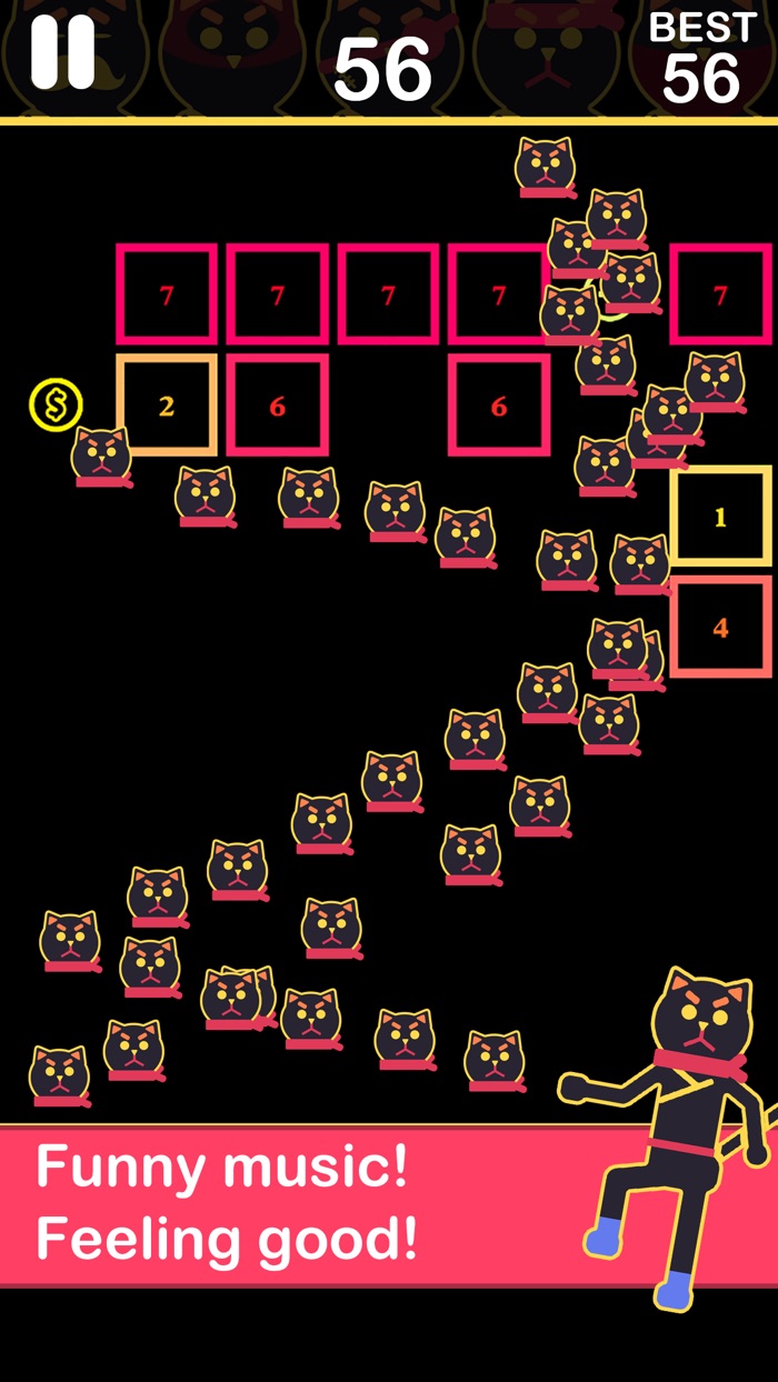 Ballz of ninja cats - shooter games