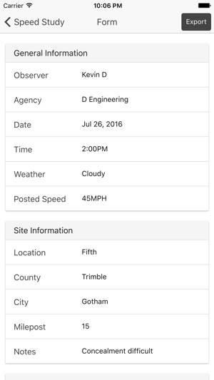 Speed Study for Traffic Engineers(圖2)-速報App