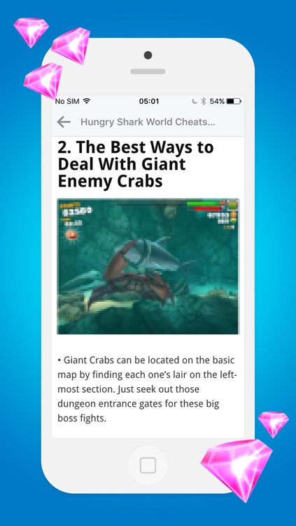 Free Cheats for Hungry Shark World - Include Gems Guide, Gameplay screenshot-3