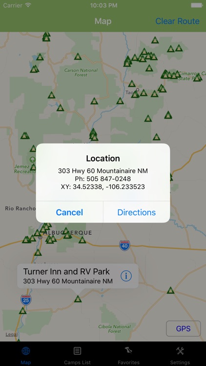 New Mexico – Camping & RV spots screenshot-3