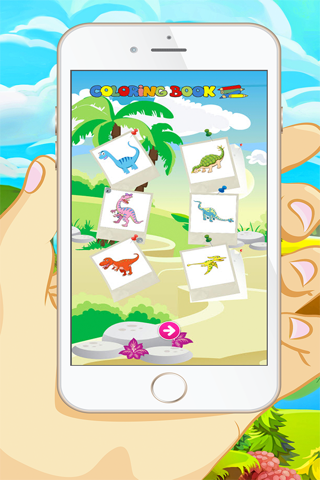 Dinosaur Coloring Book :  Educational Color and  Paint Games Free For kids and Toddlers screenshot 4