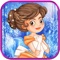 Welcome to the ice princess wedding dress up and makeover salon game for little girls