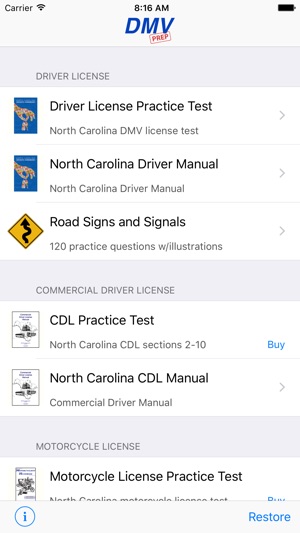 North Carolina DMV Test Prep(圖1)-速報App