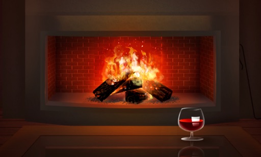 Fireplace 3D - Evening Relaxation icon