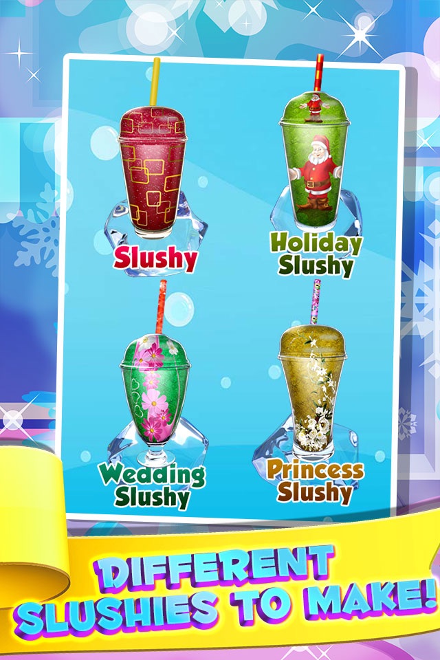 Dessert Slushy Maker Food Cooking Game - make candy drink for ice cream soda making salon! screenshot 2