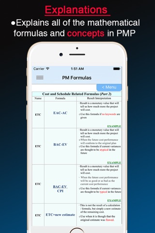 PMP Formulas 2023 screenshot 2