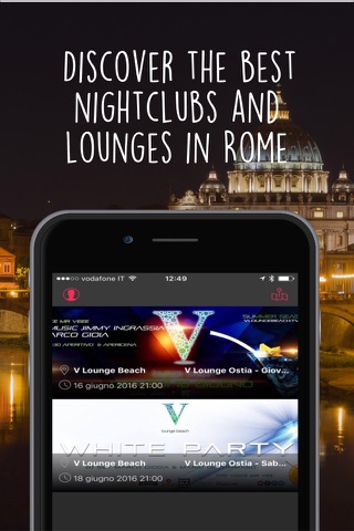 Discoteche a Roma: l'app della movida romana screenshot 2