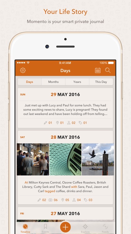 Momento - Private Diary / Daily Journal screenshot-0