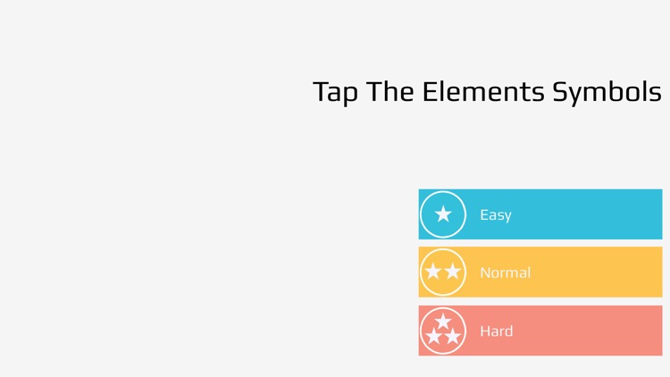 Tap The Elements Symbols ! - Let playing memorize . Element symbol !!