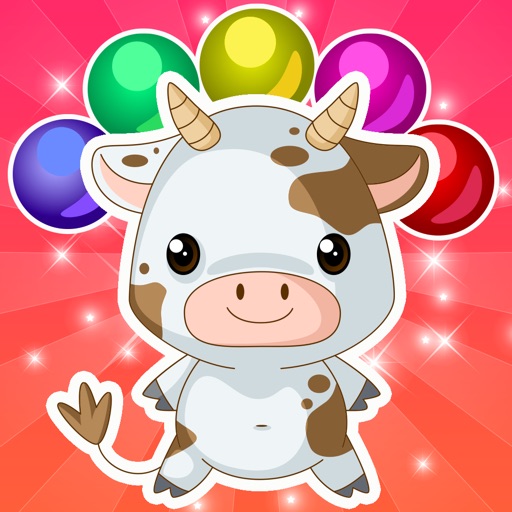 Cow Pop Bubble Wrap Shooter - Free Puzzle Match Saga Game For Girls and Boys. iOS App