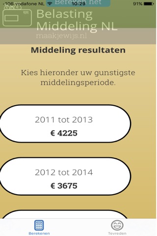 Belasting Middeling NL screenshot 3