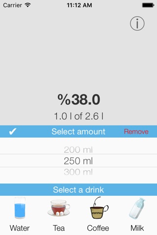 iwater LITE | Hydration daily tracker and drink water reminder for your body balance screenshot 2