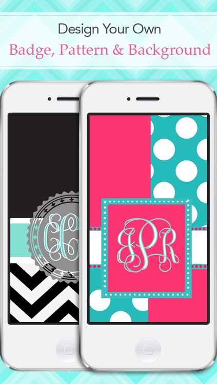 Stencil - Monogram Wallpaper Backgrounds Fashion Skins Themes by Yellow  Lab, Inc.
