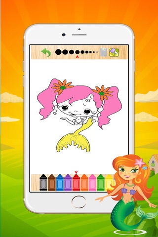 Mermaid Coloring Book For Girls - Coloring Book for Little Boys, Little Girls and Kids screenshot 3