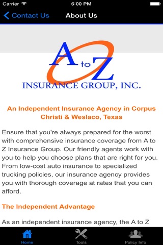 A to Z Insurance Group screenshot 3