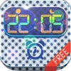 Clock Dots Alarm : Music Wake Up Wallpapers , Frames and Quotes Maker For Free