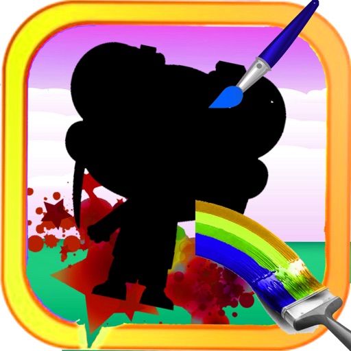 Coloring For Kids Game Ni Hao Kai Lan Edition iOS App