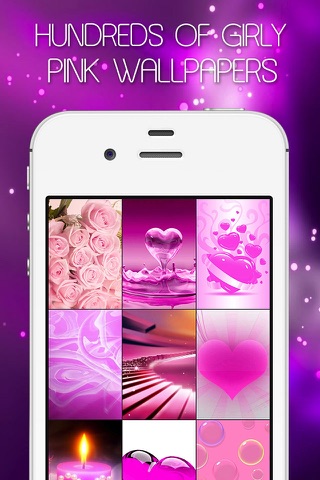Colorful Girly Wallpapers & Pink Backgrounds HD - Live Pink Themes & Fairy Images for Girls screenshot 2