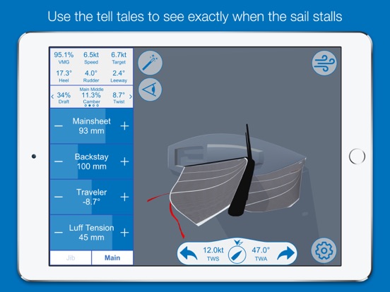 North U Sailing Trim Simulator - Virtual, Sailor, Wind, Navigation, Regatta
