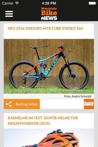 MountainBike News screenshot 2