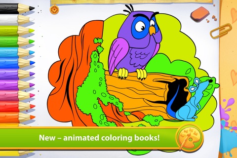 Forest Inhabitants - Living Coloring Free screenshot 4