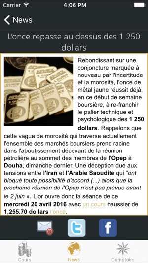 Cours de l'or - gold.fr(圖1)-速報App