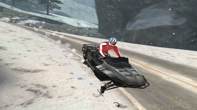 Arctic Snowmobile Racing - 3D eXtreme Winter Ice Trails Driving Edition Free screenshot-4