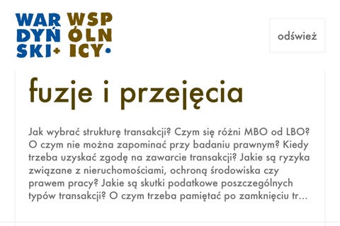 Wardyński+ screenshot 2