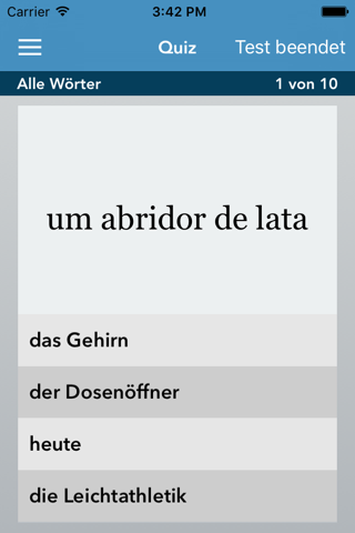 German-Portuguese AccelaStudy® screenshot 3