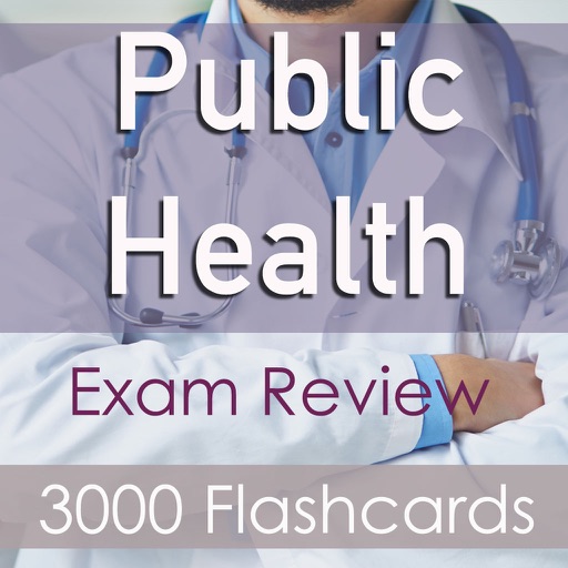 Public Health Exam Review App - 3000 Falshcards Study Notes, terms, concepts & Quiz icon