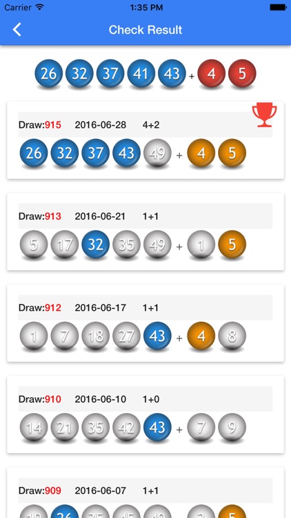 EuroMillions  Millionaire Maker My Million result screenshot-3