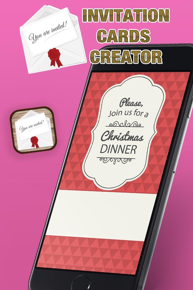 Invitation Cards Creator – Send Beautiful e-Card.s Free and Invite Friends to Your Party screenshot 2