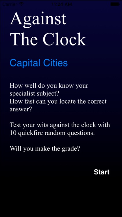 Against The Clock - Capital Cities