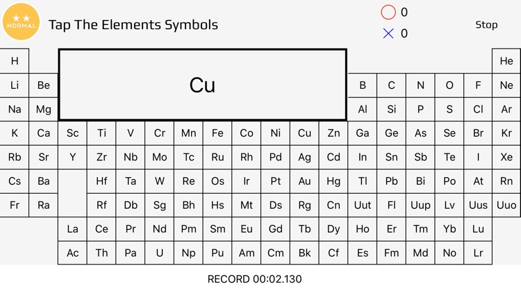 Tap The Elements Symbols ! - Let playing memorize . Element symbol !! screenshot-3