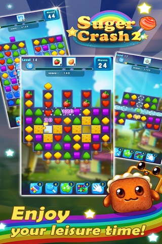 Sugar Splash Heroes - 3 match puzzle bust game screenshot 2