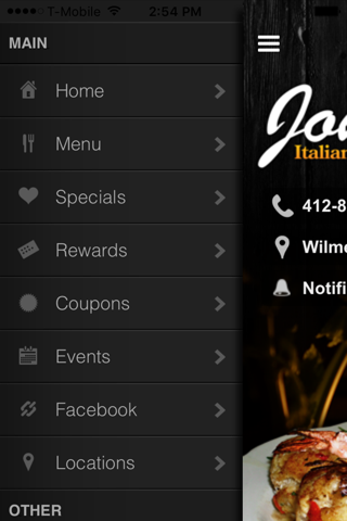 Johnny's Italian Restaurant screenshot 2