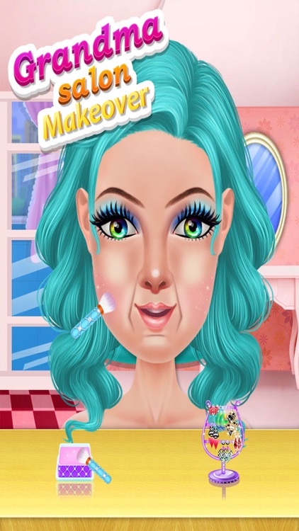 Grandma Makeup Salon : Plastic surgery and dress up free game for girls