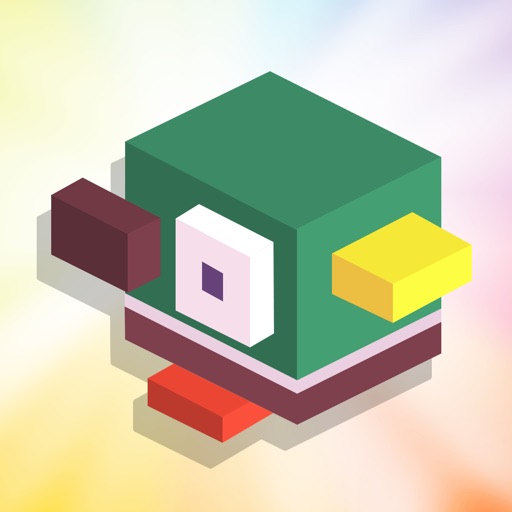 Tiny Crossy Bird Escapes From The Impossible Block World icon