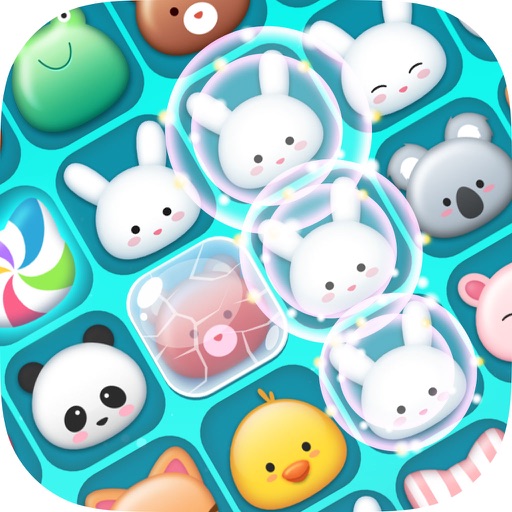 Animal Crush Pop Legend - Delicious Sweetest Candy Match 3 Games Puzzles Icon