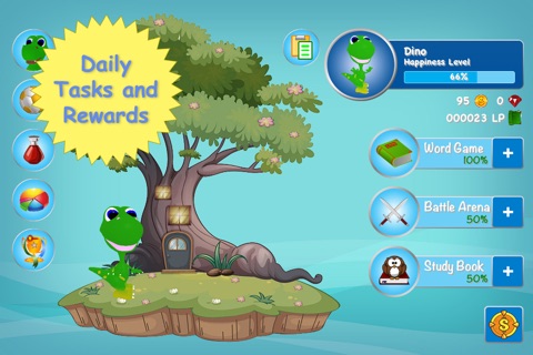 English for Kids with DragoLangu Free Edition - children learn english words screenshot 3