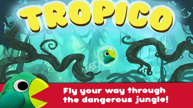 ‎TROPICO - a tiny parrot adventure Screenshot