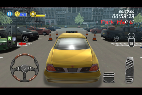 Modern Taxi School Parking 3D screenshot 4