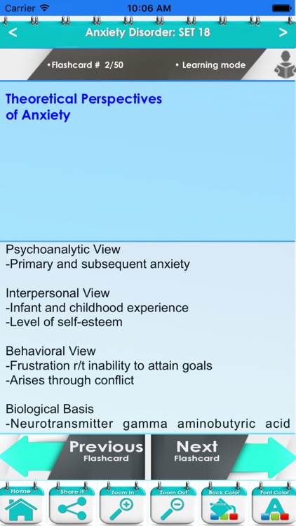 Anxiety Disorder: 1700 Flashcards screenshot-3