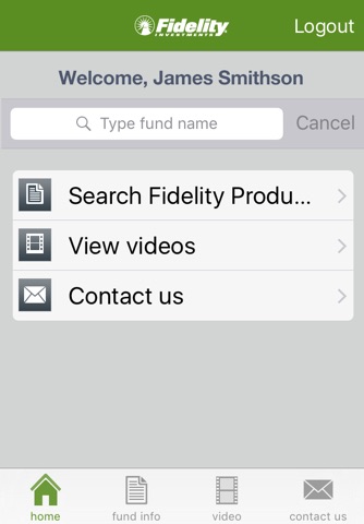 Fidelity Investments Professional App screenshot 2