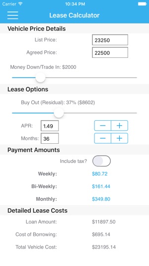 Car Finance Calc(圖2)-速報App