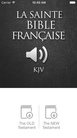 Audio La Sainte Bible - Old and New Testament Audio In Frenc(圖1)-速報App