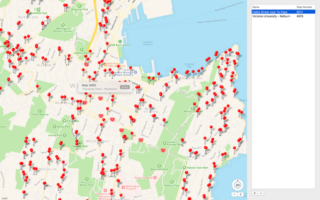 Wellington Bus Stops(圖4)-速報App