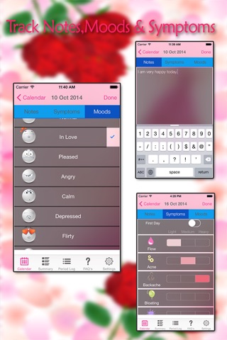 Fertility Period Tracker - Ovulation Tracker & Monthly Cycles with Menstrual Calendar screenshot 4