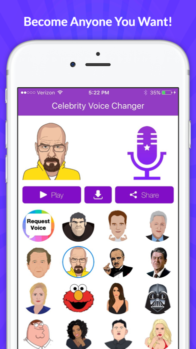 How to cancel & delete Celebrity Voice Changer - Funny Voice FX Cartoon Soundboard from iphone & ipad 1